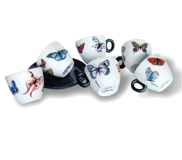 "BUTTERFLIES" Espresso Cups Collection